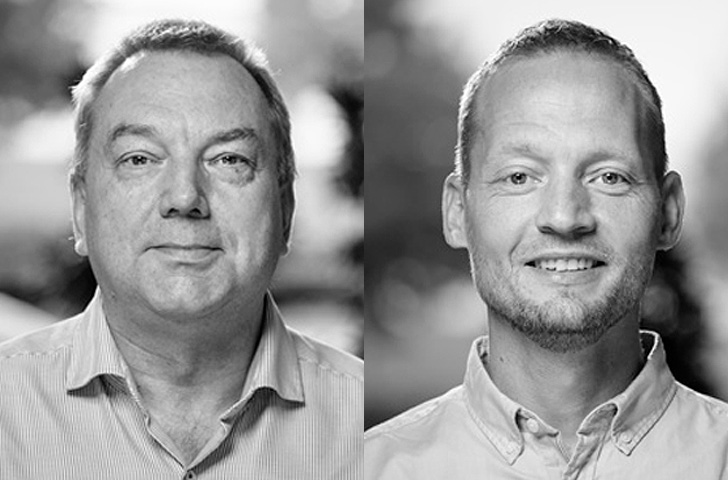 DFPs afgående og nye direktør, Mogens Nielsen og Morten S. Nielsen