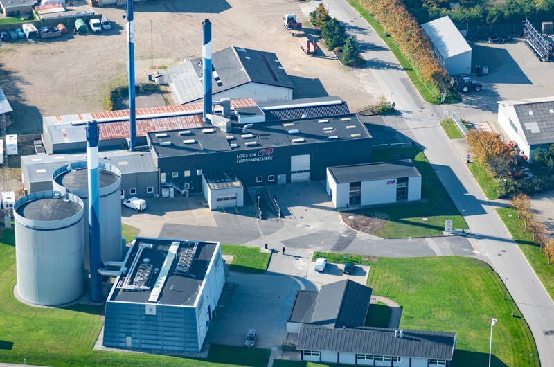 Løgstør Fjernvarme luftfoto