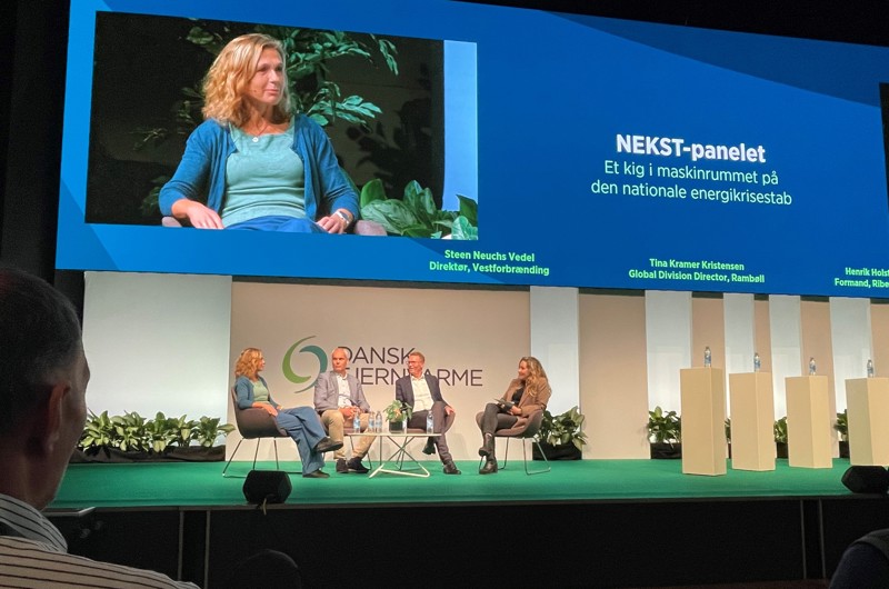 panel, der debatterer NEKST under Landsmøde 2023