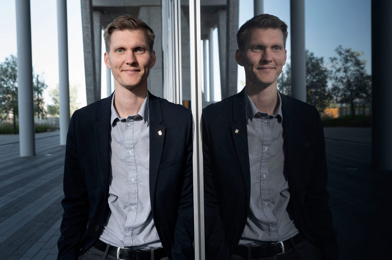 portræt af lasse frimand jensen, borgmester i aalborg kommune