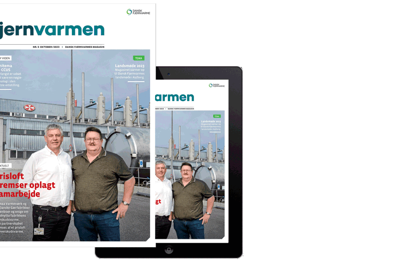 Forsiden på magasinet Fjernvarmen nr. 5, 2023