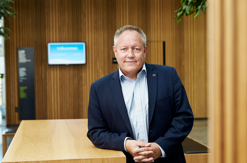 portræt af direktør i danva, carl emil larsen